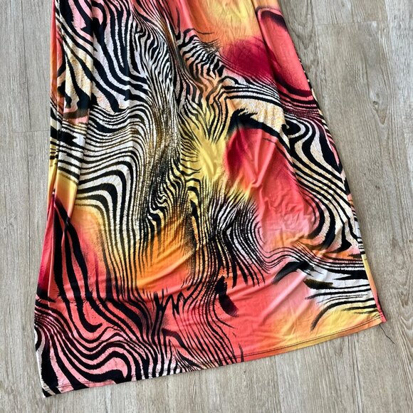 Womens P.O.P. Multicolor Maxi Dress - M - Picture 4 of 8